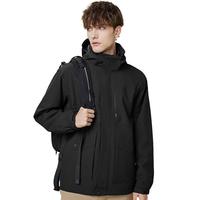 【加厚三合一冲锋衣】摇粒绒内胆外套男士山系户外保暖登山服夹克