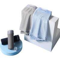 浪莎男士内裤男冰丝AAA级抑菌夏季网眼透气宽松裤衩舒适中腰平角裤4条 185/XXXL