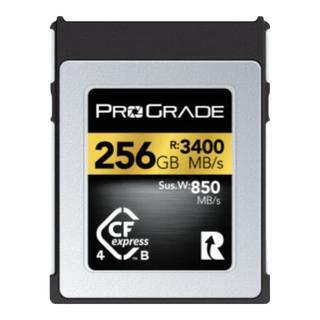 ProGradeDigital（铂格瑞 )256G CFexpress TypeB卡3400M/S支持尼康Z8/Z9佳能R5R5C 富士GFX100II全格式高速储存卡 持续写入850MB/S256G