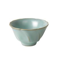 东道汝窑河南非遗 茶杯茶具陶瓷功夫茶杯开片可养汝瓷主人杯礼盒装 玉雅杯 70ml