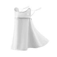 NOME防晒面罩女士骑车骑行全脸防紫外线透气男士防晒挂耳冰丝面纱口罩 浅灰