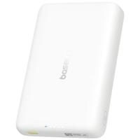 倍思iWatch磁吸二合一Magsafe无线27W快充移动电源10000mAh苹果16/15/14/13华为小米手机 皓月白 双环磁吸-皓月白