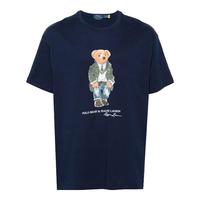 Polo Ralph Lauren男士小熊运动休闲圆领短袖T恤710854497034深蓝色 M