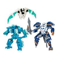 变形金刚(TRANSFORMERS)儿童男孩玩具车模型周边手办传世破天雷钙岩及夜袭G0236