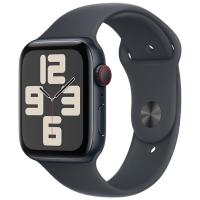 Apple Watch SE 2024款智能手表GPS+蜂窝款44毫米午夜色铝金属表壳午夜色运动型表带M/L MXHV3CH/B