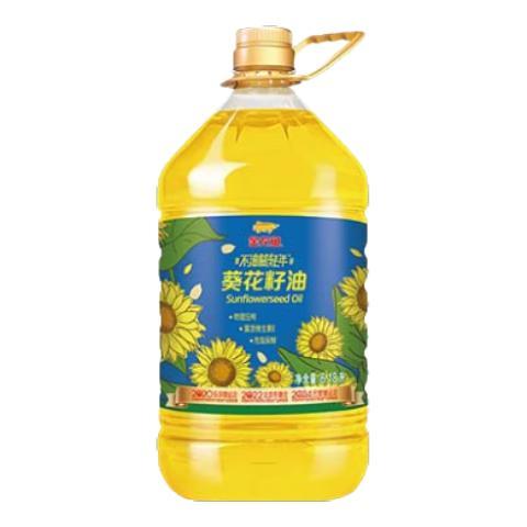金龙鱼 物理压榨葵花籽油 6.18L