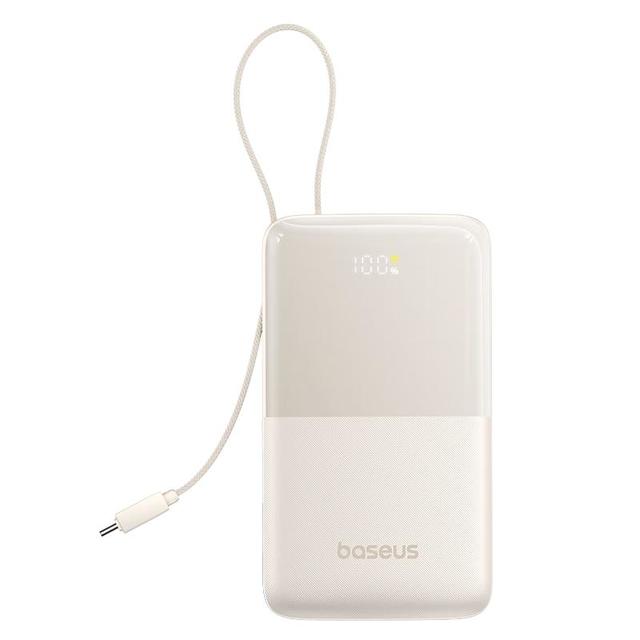 倍思 BASEUS 充电宝自带线 快充大容量超薄迷你10000毫安22.5W小巧便携可上飞机适用于苹果华为安卓小米手机