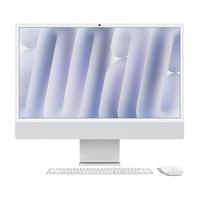 Apple 苹果 iMac M4版 2024款 24英寸 一体机 银色(M4 8+8核、核芯显卡、16GB、256GB SSD、4.5K、MWUC3CH/A)