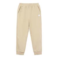 探路者 儿童裤子男女中大童秋冬季款休闲运动裤 原木色 130