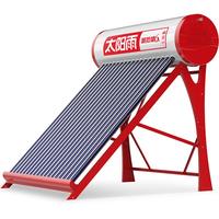 太阳雨【行业领先】太阳能热水器家用 A无电系列太阳能智能仪表电加热一级能效防冻加厚支架省心送货安装 18根 140L 【无电款+智能仪表】 2~3人