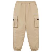 探路者（TOREAD） 儿童裤子男女中大童装秋冬季款休闲运动工装长裤 原木色 130