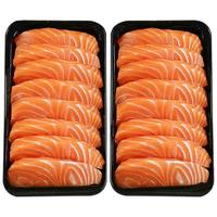 缤鲜 原料青海 三文鱼中段400g净重 共2盒冰鲜刺身整条现切