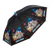 skater轻便儿童雨伞带反光条黑色恐龙 防晒伞遮阳伞防紫外线晴雨两用