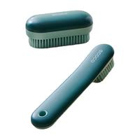 意可可鞋刷软毛洗衣刷鞋子衣服清洁刷子不伤鞋羽刷鞋E2219+E2220绿 【洗衣鞋刷】套装绿