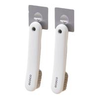 意可可鞋刷鞋子多功能清洁刷子长柄板刷涮子不伤鞋鞋E2219*2 【长柄鞋刷】2个装