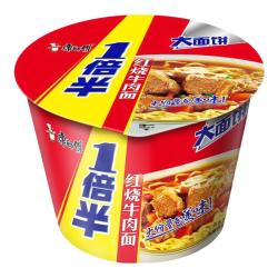 康师傅 一倍半红烧牛肉面 2大桶