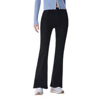 森马 Semir牛仔裤女时尚长裤春秋喇叭裤103524124005A 25 牛仔水洗黑98201