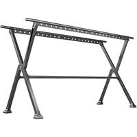 安纳福 晾衣架落地铝合金折叠伸缩阳台晒衣架YJ127枪灰2.3米马蹄脚 铝合金丨1.3-2.3伸缩 防风马蹄脚