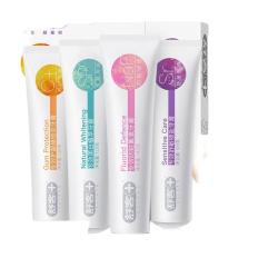 舒客 牙膏套装  4种功效120g*3支+ 140g*1支 赠牙膏挤压器1个