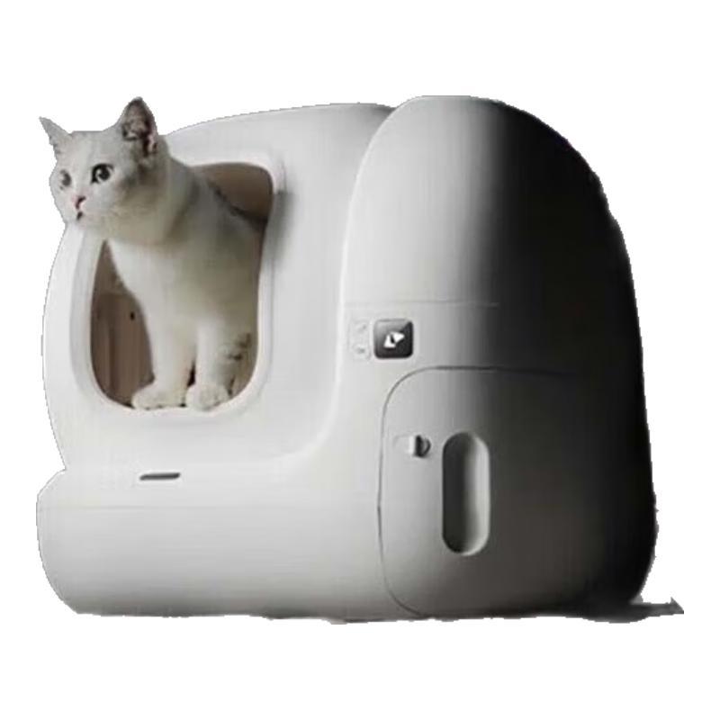 小白家　影小调轻　PET PETKIT 小佩全自动猫砂盆MAX 白色62*53.8*55.2cm 【报价价格评测怎么样