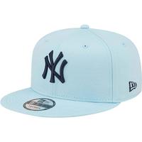  ERA纽亦华 MLB刺绣logo 棒球帽男女 平檐帽子 浅蓝色NY 60358165浅蓝色NY
