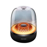 哈曼卡顿 Harman Kardon音乐琉璃4代水晶4四代520送男生女生男女朋友创意蓝牙音响家用桌面音箱 AURA STUDIO 4 琉璃4代 黑（金属支架4件套）