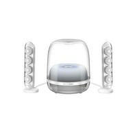 哈曼卡顿 Harman Kardon音乐琉璃4代水晶4四代520送男生女生男女朋友创意蓝牙音响家用桌面音箱 AURA STUDIO 4 水晶4代 白（亚克力支架4件套）
