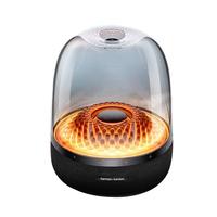 哈曼卡顿 Harman Kardon音乐琉璃4代水晶4四代520送男生女生男女朋友创意蓝牙音响家用桌面音箱 AURA STUDIO 4 琉璃4代 黑（亚克力支架4件套）