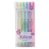 百乐（PILOT） Juice彩色中性笔LJU-10EF按动水性笔果汁笔手帐用套装 嫩色系6色套装 0.5mm