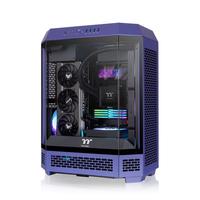 Thermaltake(Tt)The Tower 600 海景房机箱 电脑主机(MATX主板/支持背插/支持420水冷/4090显卡/水平横躺) 暮光紫
