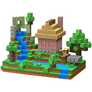 星涯优品儿童积木玩具磁力方块我的世界场景益智玩具拼搭房子