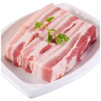 楚甄鲜恩施黑猪去皮五花肉净重4斤农家散养五花肉红烧肉烧烤源头直发