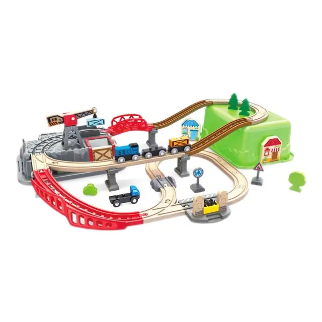 Hape  E3764 火车轨道小镇运输收纳套