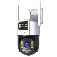 TCL4g终身免流量监控摄像头家用监控器360度无死角带夜视室外户外旋转全景高清可对话手机远程插电