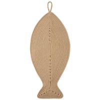 無印良品 MUJI(無印良品 )黄麻 猫抓板 宠物用品 猫玩具 鱼 大