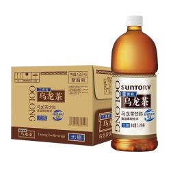 三得利 无糖乌龙茶饮料 0糖0脂0能量 1.25L*6瓶