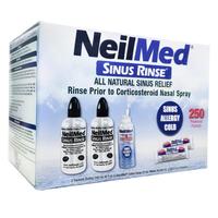neilmedNeilMed 洗鼻器鼻腔冲洗器家庭护理套装地中海深海洗鼻盐