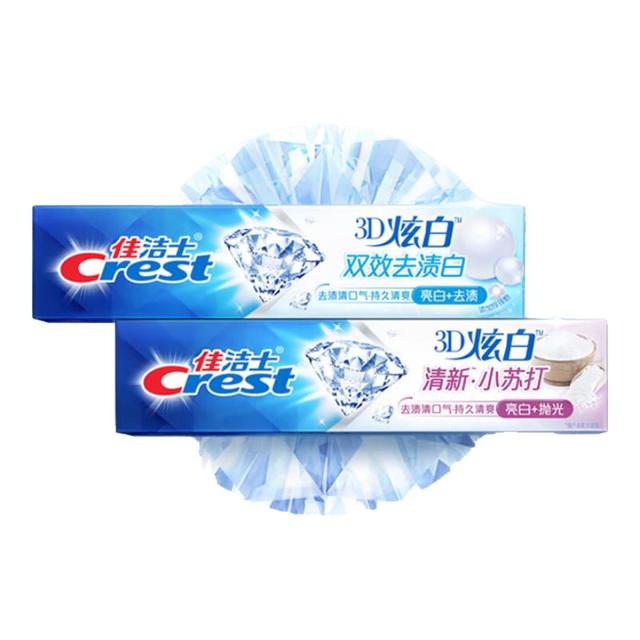 佳洁士 去黄清新口气 牙膏套装  小苏打 510g