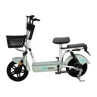 飞鸽 FLYING PIGEONE75智能电动自行车45公里长续航电动车铅酸电池48V12Ah电瓶车新国标上班代步小电驴源彩青竹绿