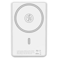 长城（Great Wall）磁吸充电宝5000毫安时兼容MagSafe外接电池可上飞机移动电源适用于苹果16/15/14 白 白