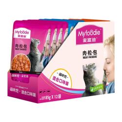 麦富迪 猫湿粮肉粒罐头零食85g×12