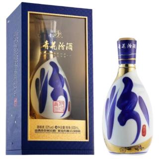 汾酒 青花25 清香型白酒 53度 500ml 单瓶装