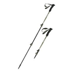 挪客户外 轻风三节碳素登山杖   初雪EXT1碳本色/62-135cm