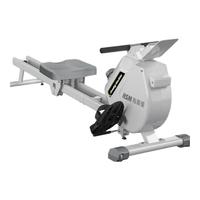 海斯曼(healthmate)坐姿划船机器T型背部训练器家用调阻磁控器材室内有氧 白磁控阻力调节/机械16阻力