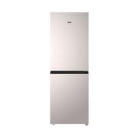 Haier 海尔 201升两门冰箱彩晶玻璃面板黑金净味两档变温抽屉租房小冰箱 大容量两门冰箱 BCD-201WGHC290Y1