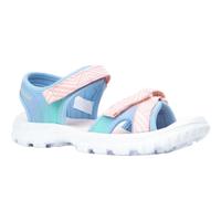 迪卡侬儿童凉鞋户外运动鞋子男童女童沙滩鞋 冰粉蓝(大童)-4514729
