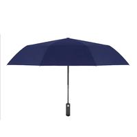 左都（ZUODU）雨伞全自动伞折叠晴雨伞女大号晴雨两用伞双人风暴伞三折轻便 【深蓝色加大】抗风暴+纳米疏水