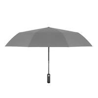左都（ZUODU）雨伞全自动伞折叠晴雨伞女大号晴雨两用伞双人风暴伞三折轻便 【深空灰】抗风暴+纳米级疏水
