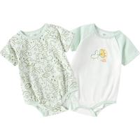 纯棉薄款新生儿衣服宝宝包屁衣三角衣男童女童2024春夏两件装