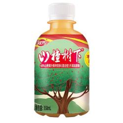 冠芳 山楂树下果汁饮料不加蔗糖山楂汁超市送礼整箱350ml*15瓶